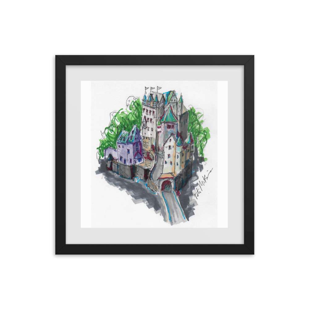 Sketch of Castle 2 Sketch of Castle - Image 2