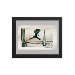 Paris Jump Watercolor
