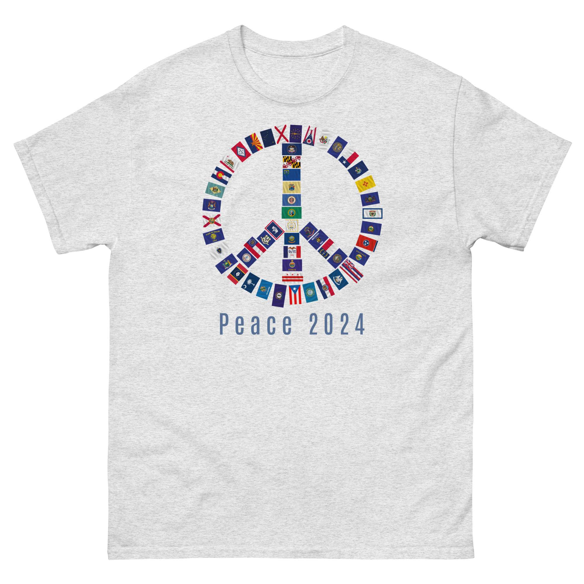Peace 2024 State Flags Tee 1 Peace 2024 State Flags Tee