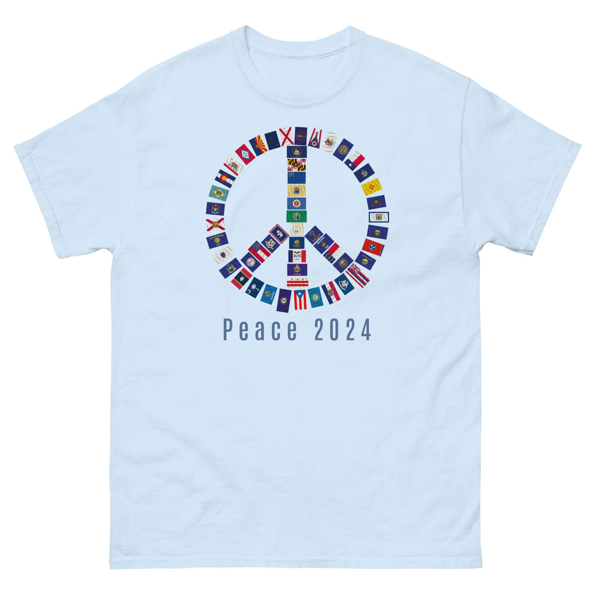 Peace 2024 State Flags Tee 2 Peace 2024 State Flags Tee - Image 2