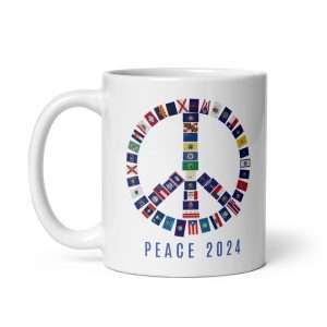 States Flags Peace 2024 Mug