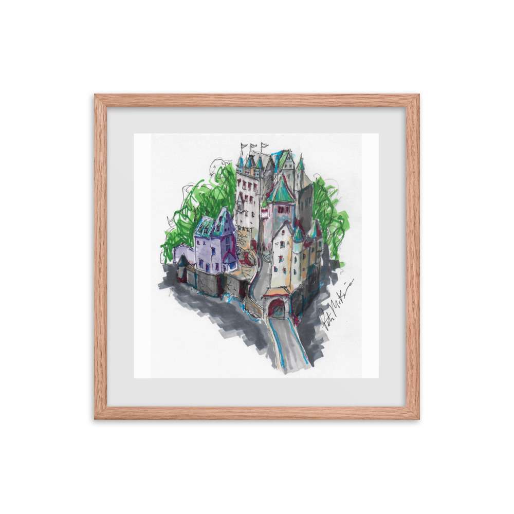 Sketch of Castle Print 6 Sketch of Castle Print - Image 6