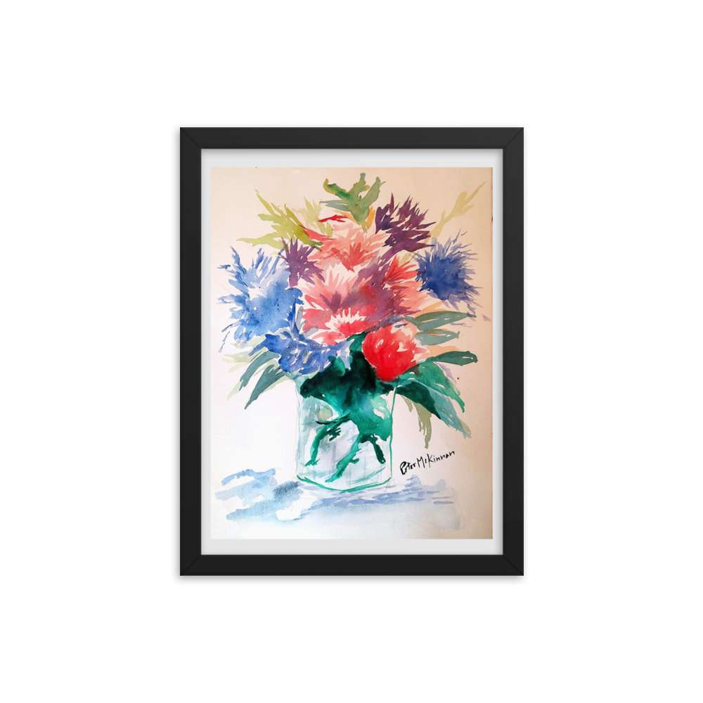 Abstract Flowers Print 1 Abstract Flowers Print