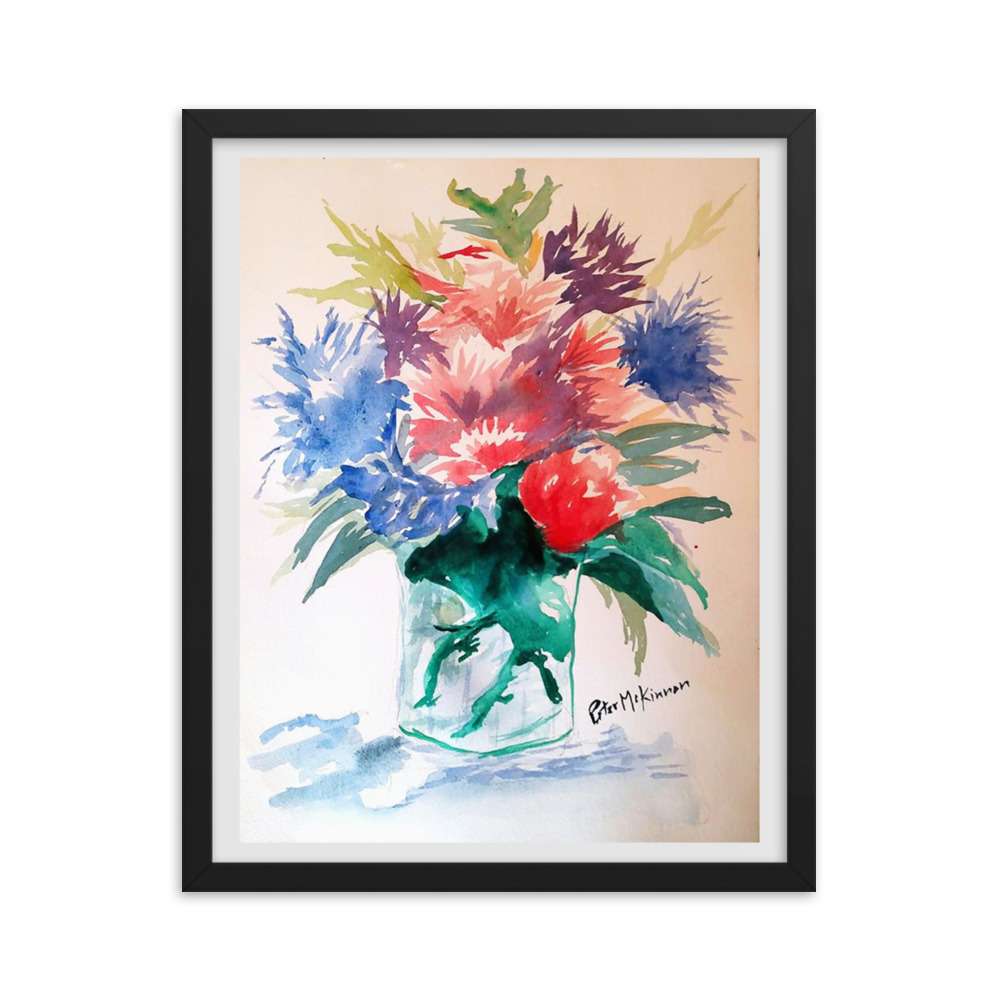Abstract Flowers Print 3 Abstract Flowers Print - Image 3
