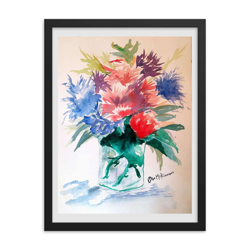 Abstract Flowers Print 4 Abstract Flowers Print - Image 4