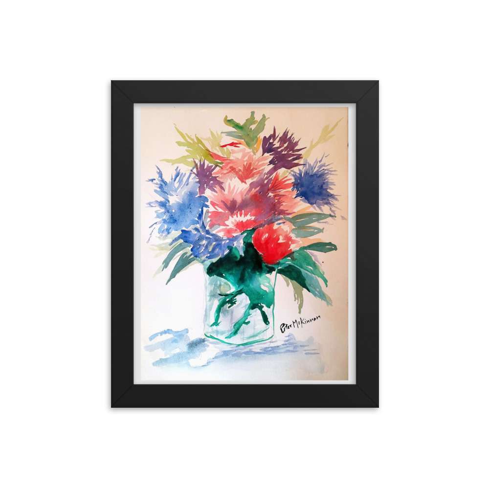 Abstract Flowers Print 2 Abstract Flowers Print - Image 2