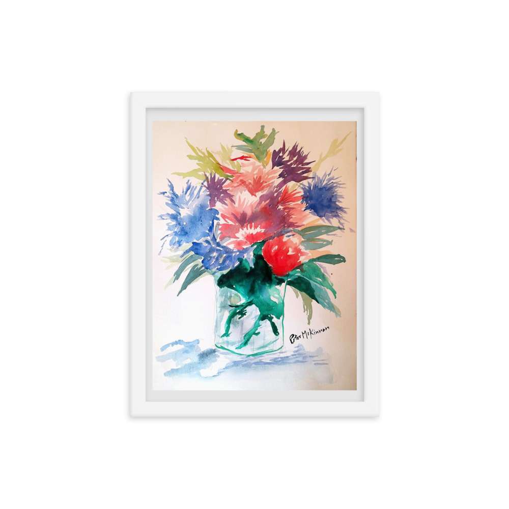 Abstract Flowers Print 6 Abstract Flowers Print - Image 6