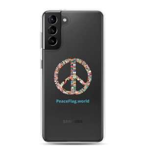 Peace Sign Phone Case with all the world flags