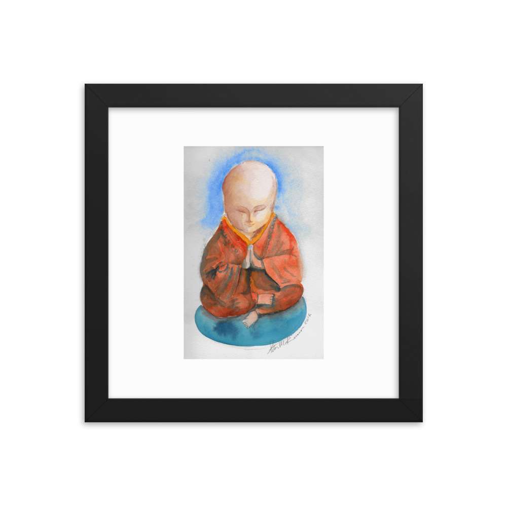 Praying Buddha Print 3 Praying Buddha Print - Image 3