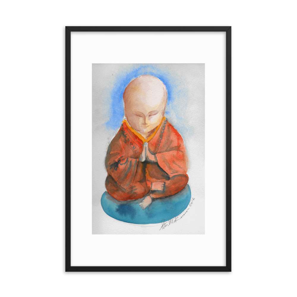 Praying Buddha Print 11 Praying Buddha Print - Image 11