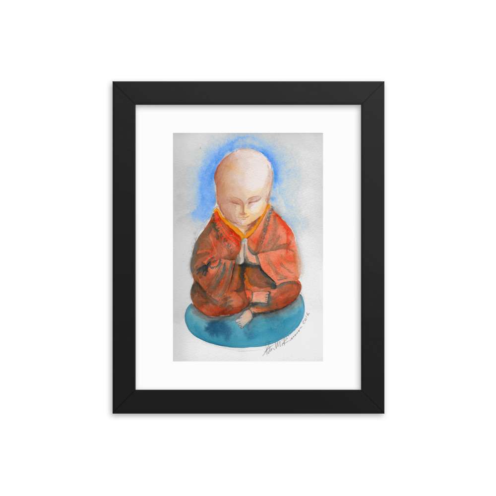 Praying Buddha Print 2 Praying Buddha Print - Image 2