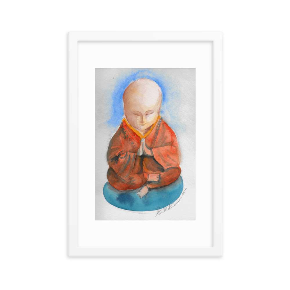 Praying Buddha Print 16 Praying Buddha Print - Image 16