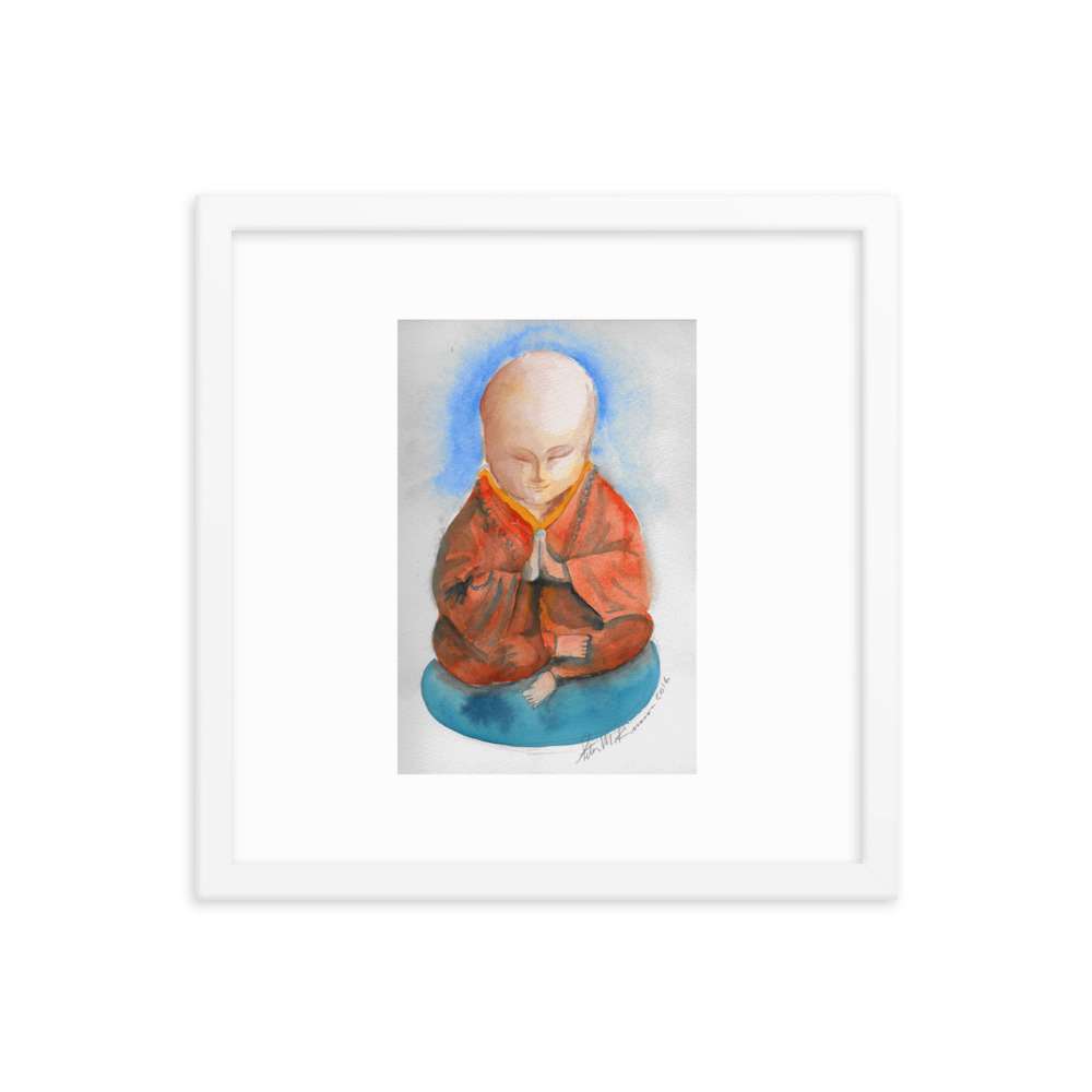 Praying Buddha Print 17 Praying Buddha Print - Image 17