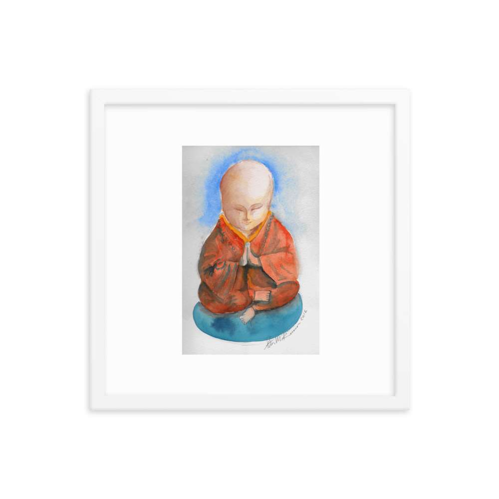 Praying Buddha Print 18 Praying Buddha Print - Image 18