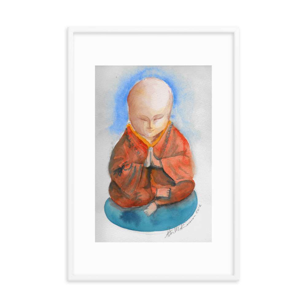 Praying Buddha Print 22 Praying Buddha Print - Image 22