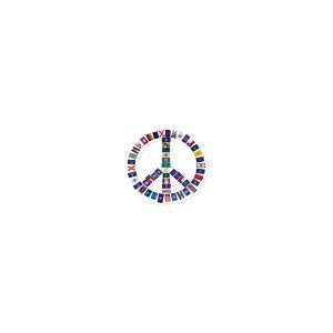 State Peace Flag Sticker