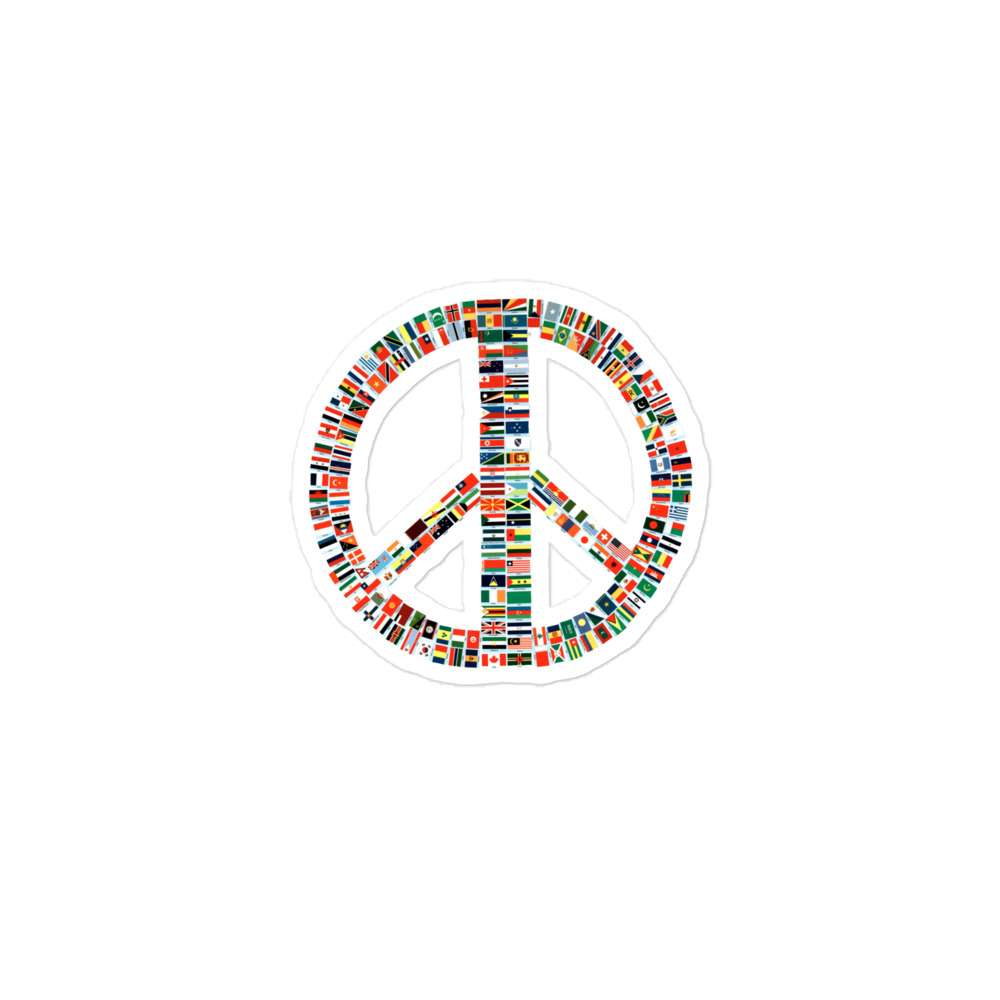 World Traveler Sticker featuring all country flags 2 World Traveler Sticker featuring all country flags - Image 2