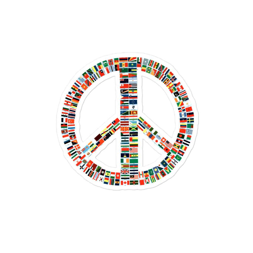 World Traveler Sticker featuring all country flags 3 World Traveler Sticker featuring all country flags - Image 3