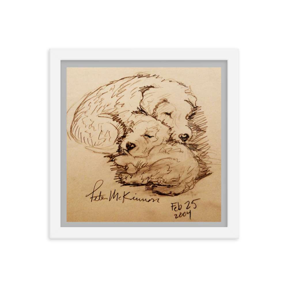 Cuddling Dogs Print 8 Cuddling Dogs Print - Image 8