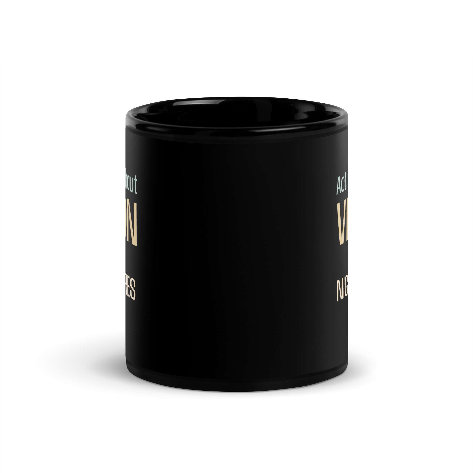 Vision Black Glossy Mug 3 Vision Black Glossy Mug - Image 3