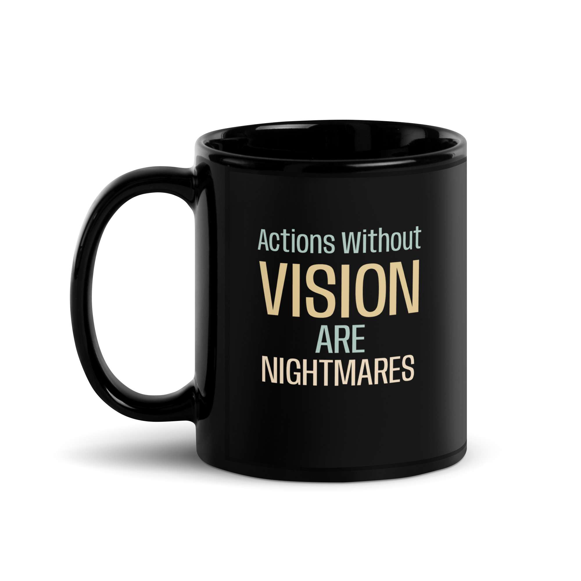 Vision Black Glossy Mug 1 Vision Black Glossy Mug