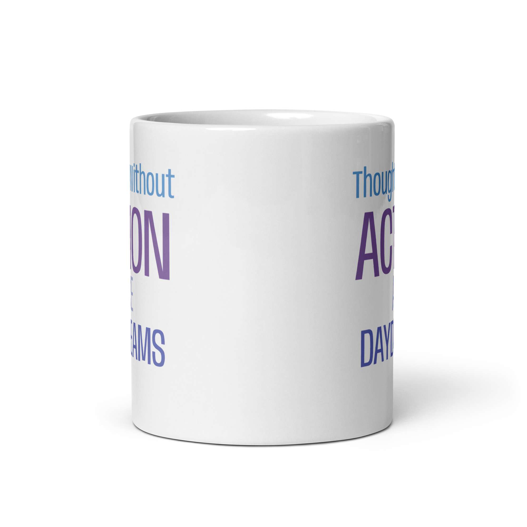 Action White glossy mug 3 Action White glossy mug - Image 3