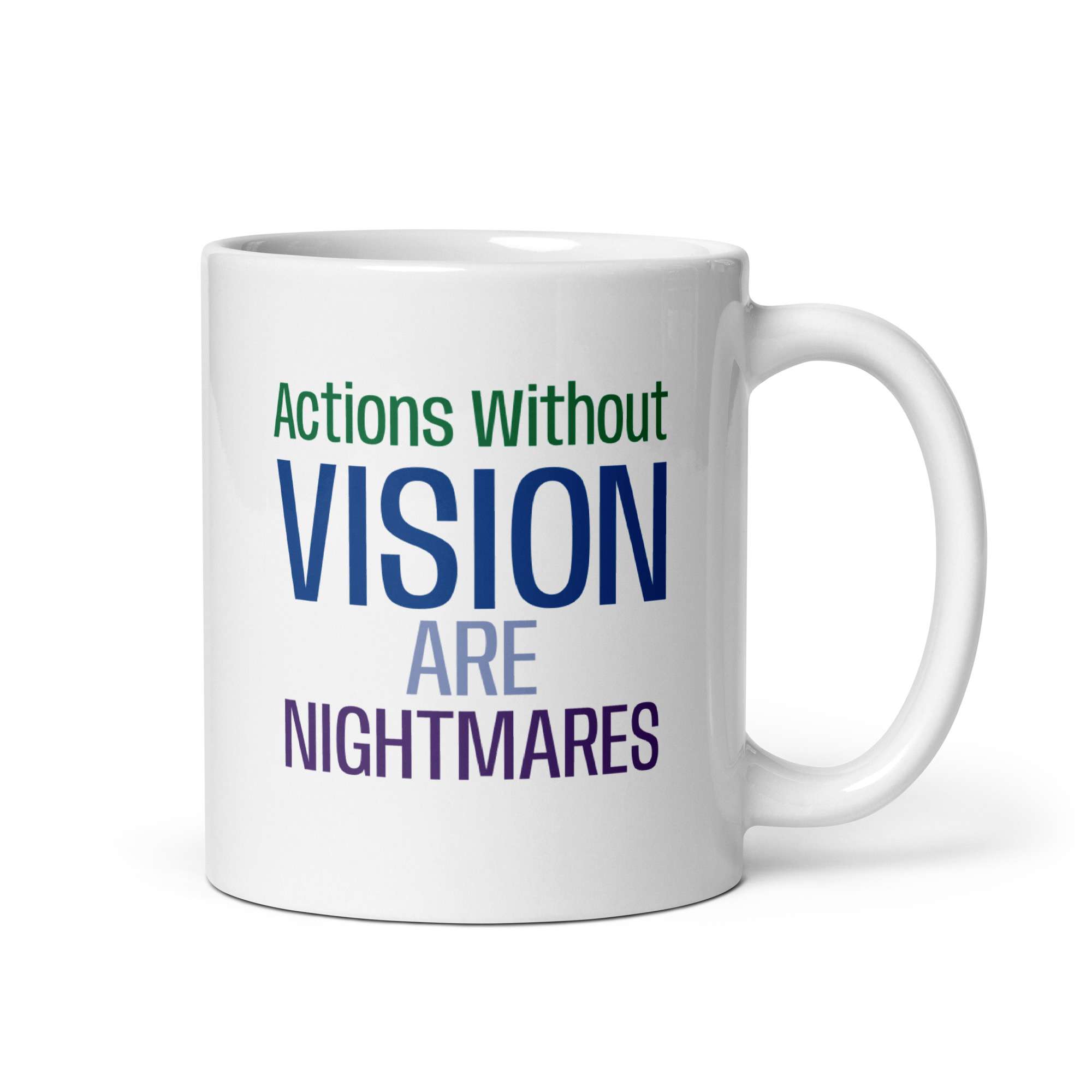 Vision White Mug 2 Vision White Mug - Image 2