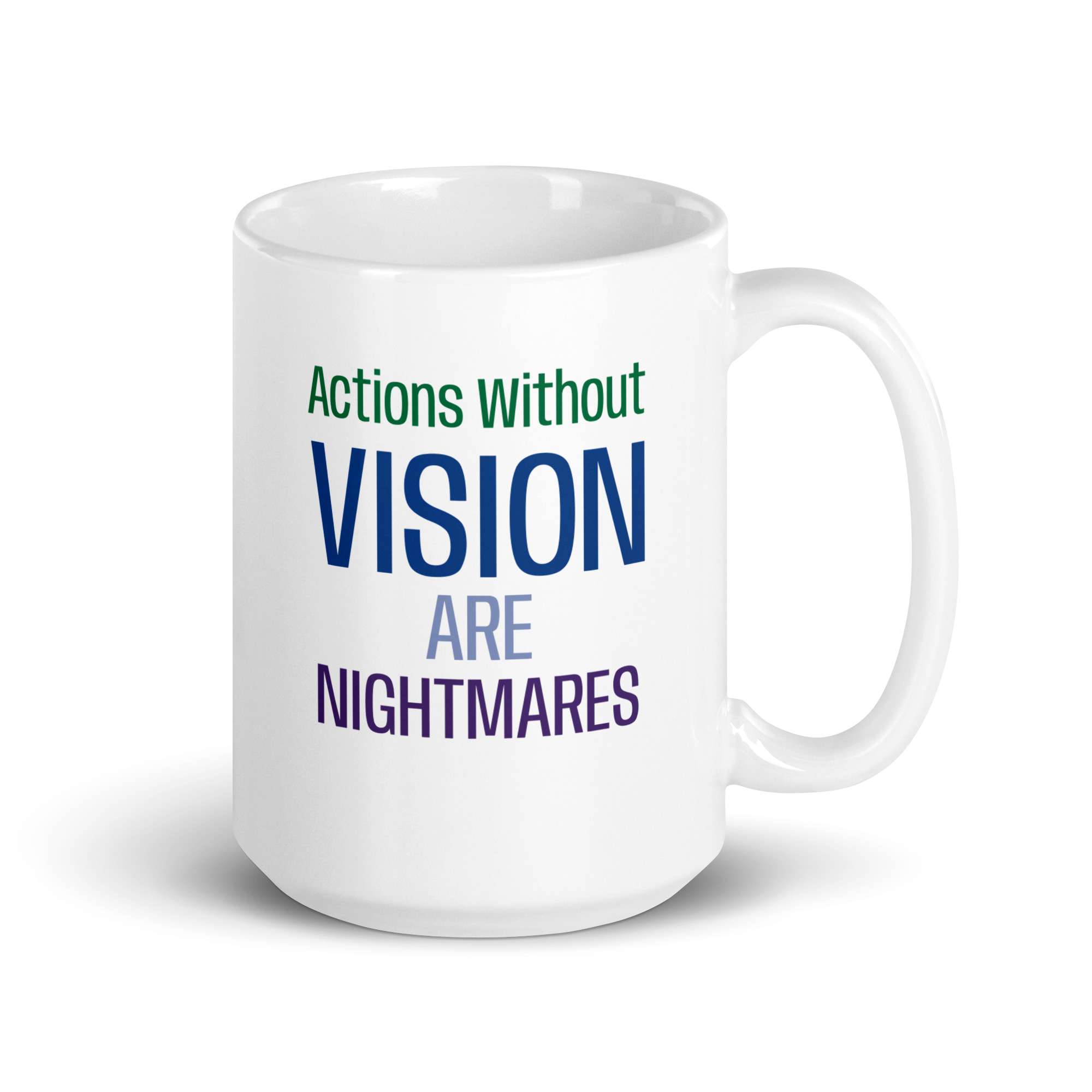 Vision White Mug 4 Vision White Mug - Image 4