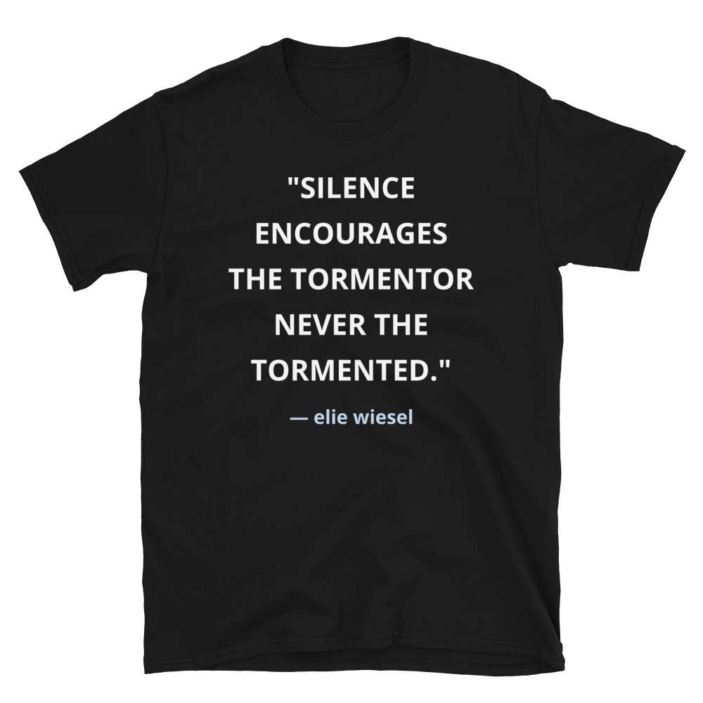 Don't Be Silent T-Shirt 2 Don't Be Silent T-Shirt - Image 2