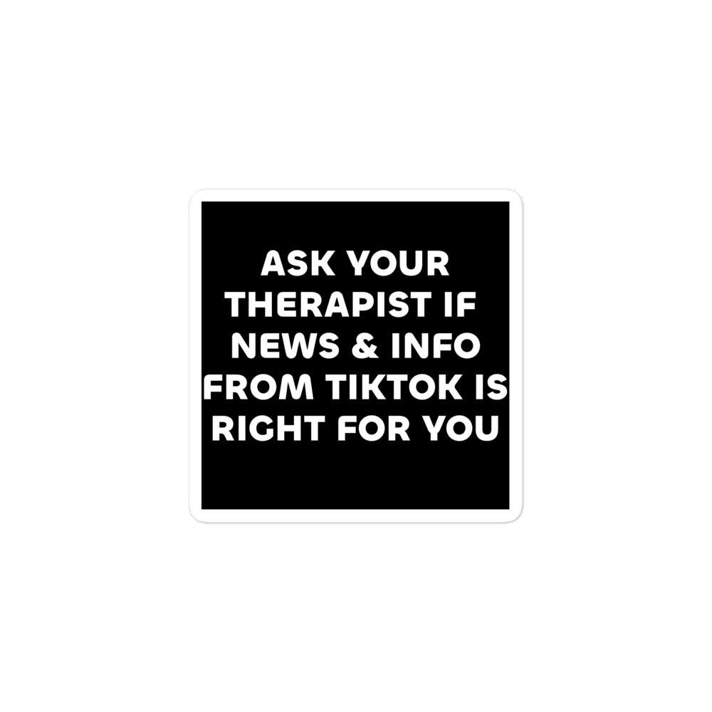 Ask Your Therapist if News from TikToK is right for you 2 Ask Your Therapist if News from TikToK is right for you - Image 2