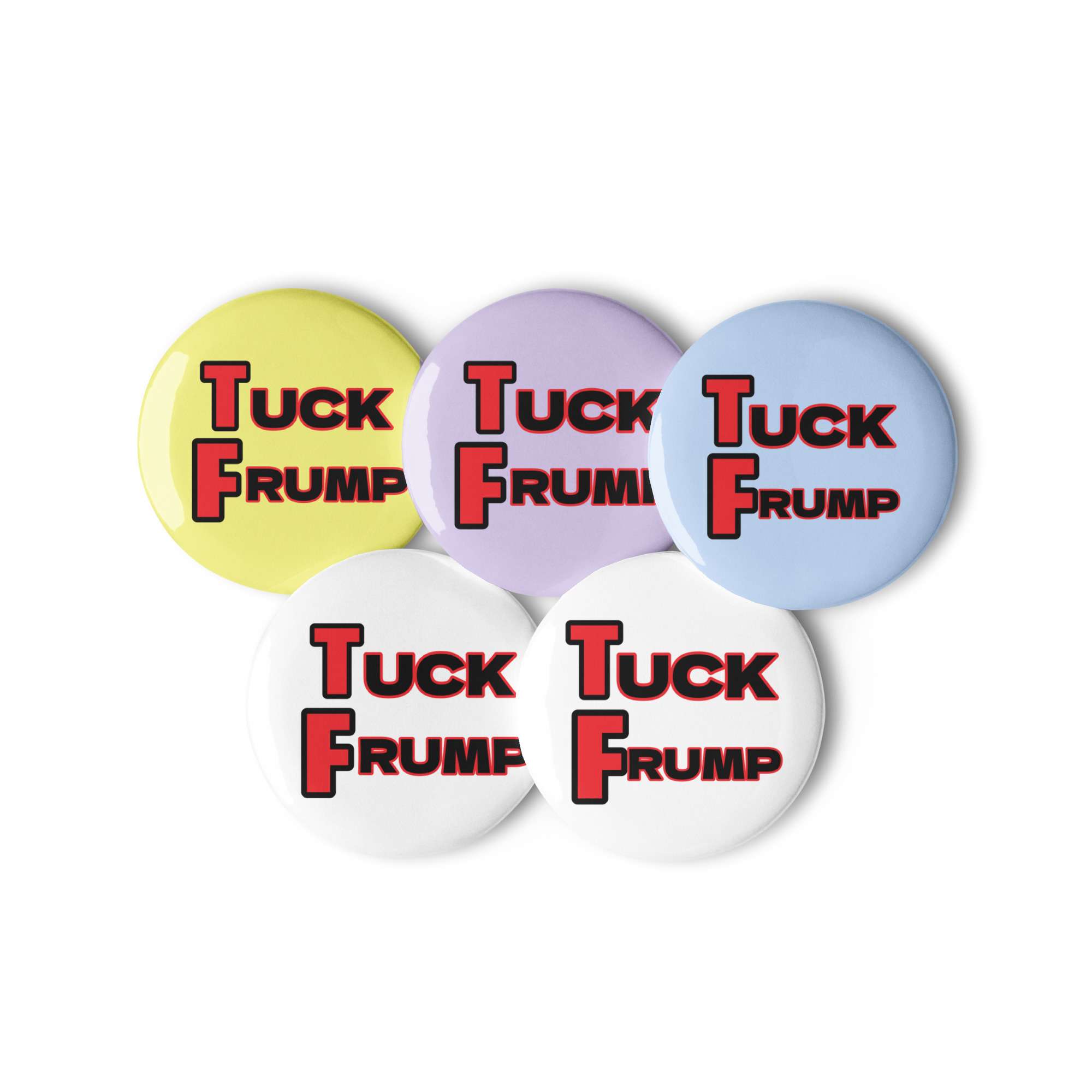 Tuck Frump Buttons 5 pack 1 Tuck Frump Buttons 5 pack