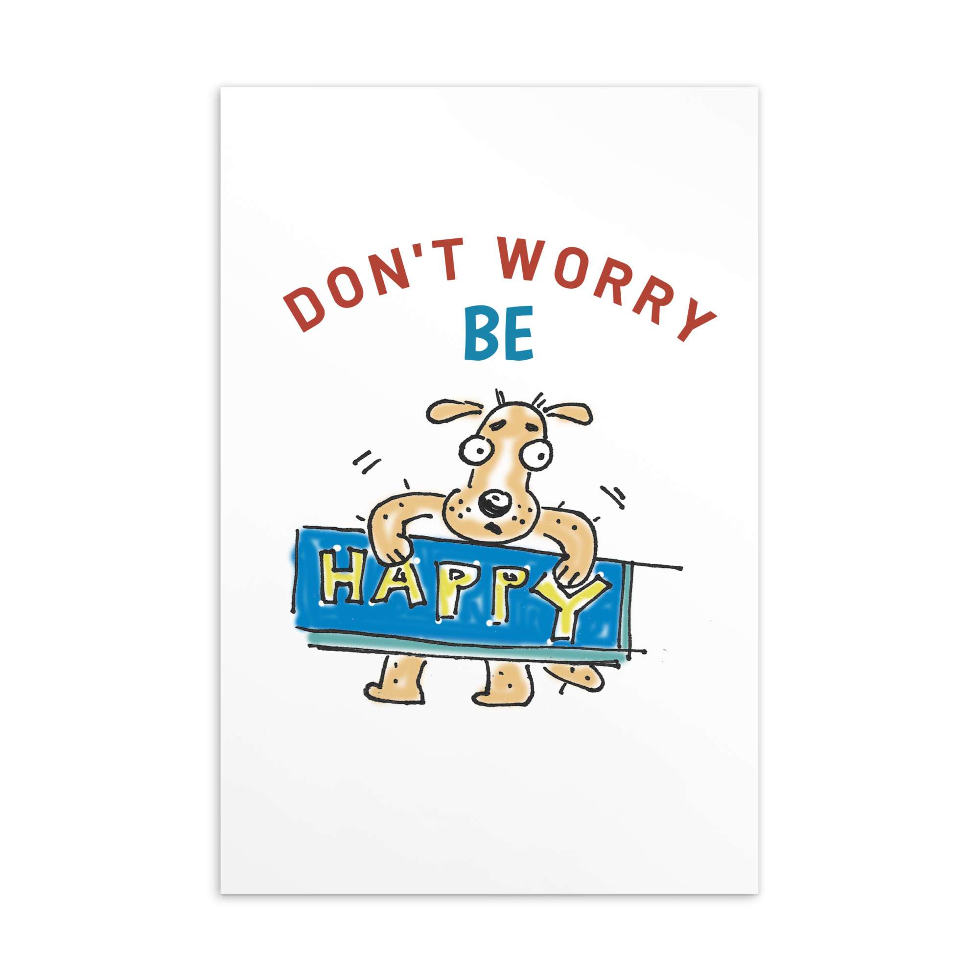 Be Happy Postcard 1 Be Happy Postcard