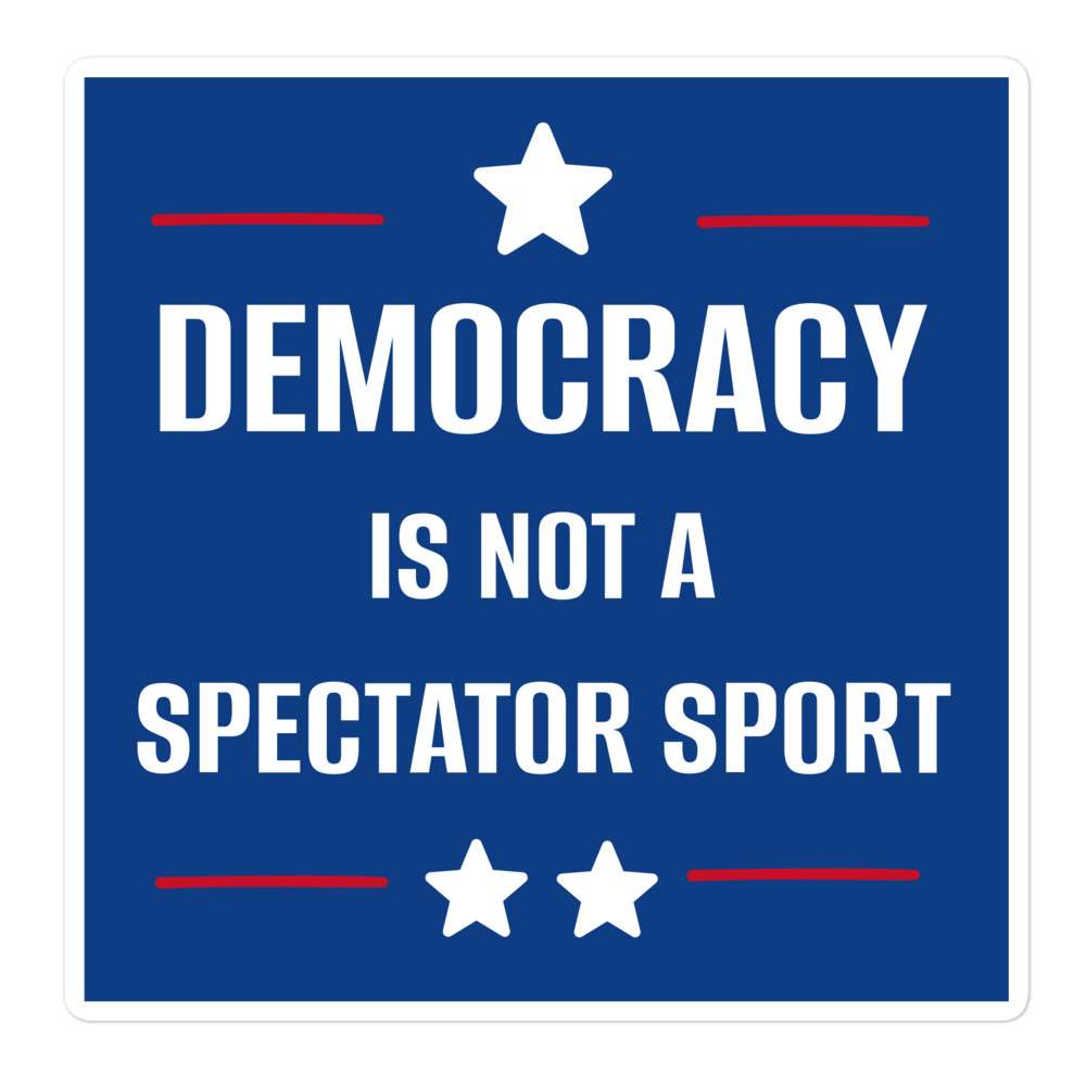 Democracy Matters Sticker 3 Democracy Matters Sticker - Image 3