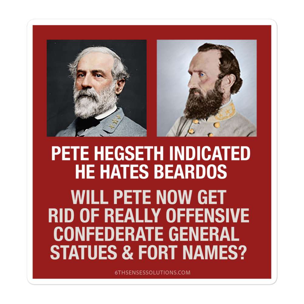 Confederate Beardos stickers 1 Confederate Beardos stickers
