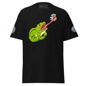 Resist Frog With Back & Side Designs Tee