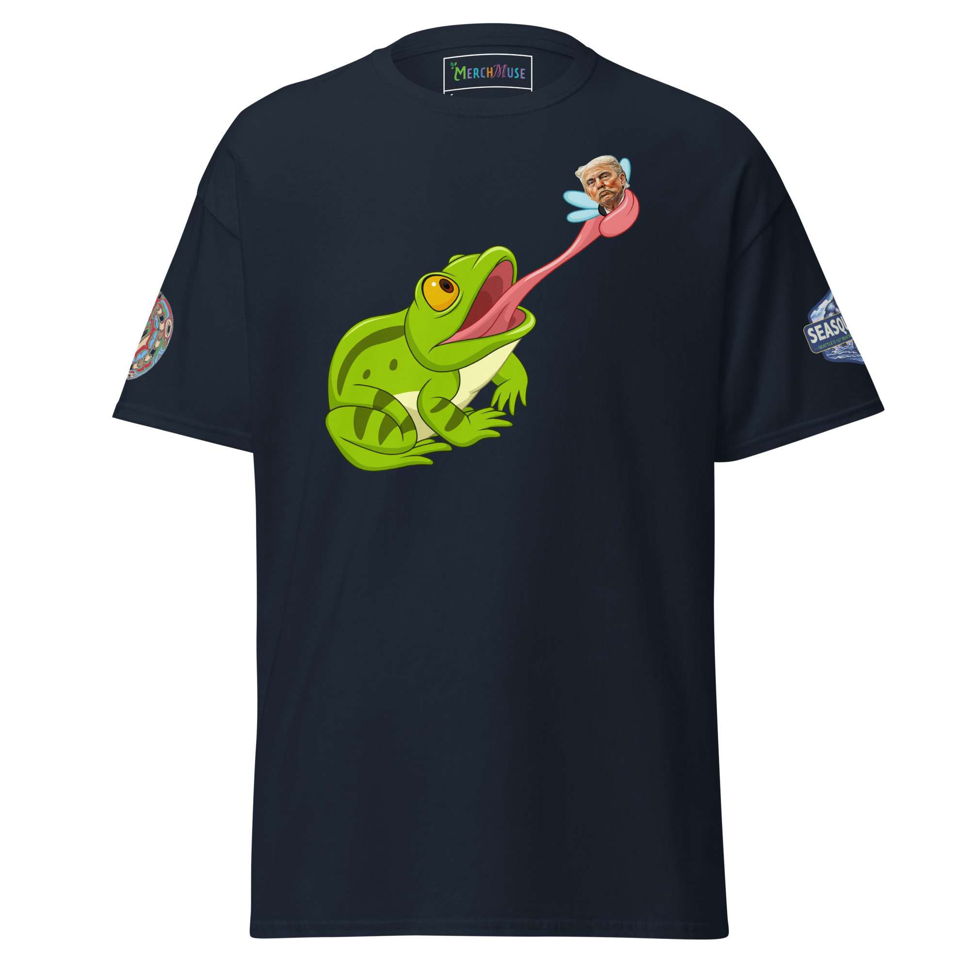 Resist Frog With Back & Side Designs Tee 9 Resist Frog With Back & Side Designs Tee - Image 9