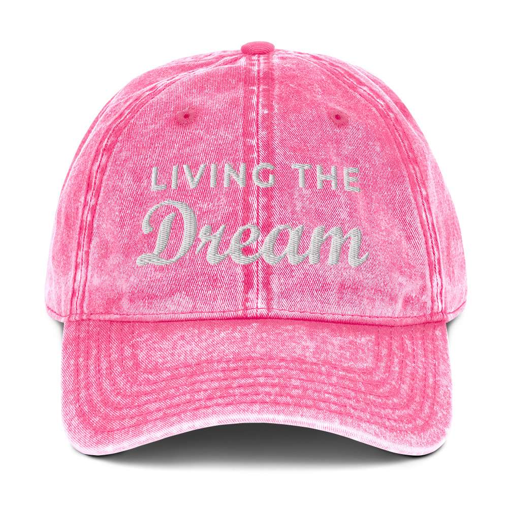 Living the Dream Cotton Cap 9 Living the Dream Cotton Cap - Image 9