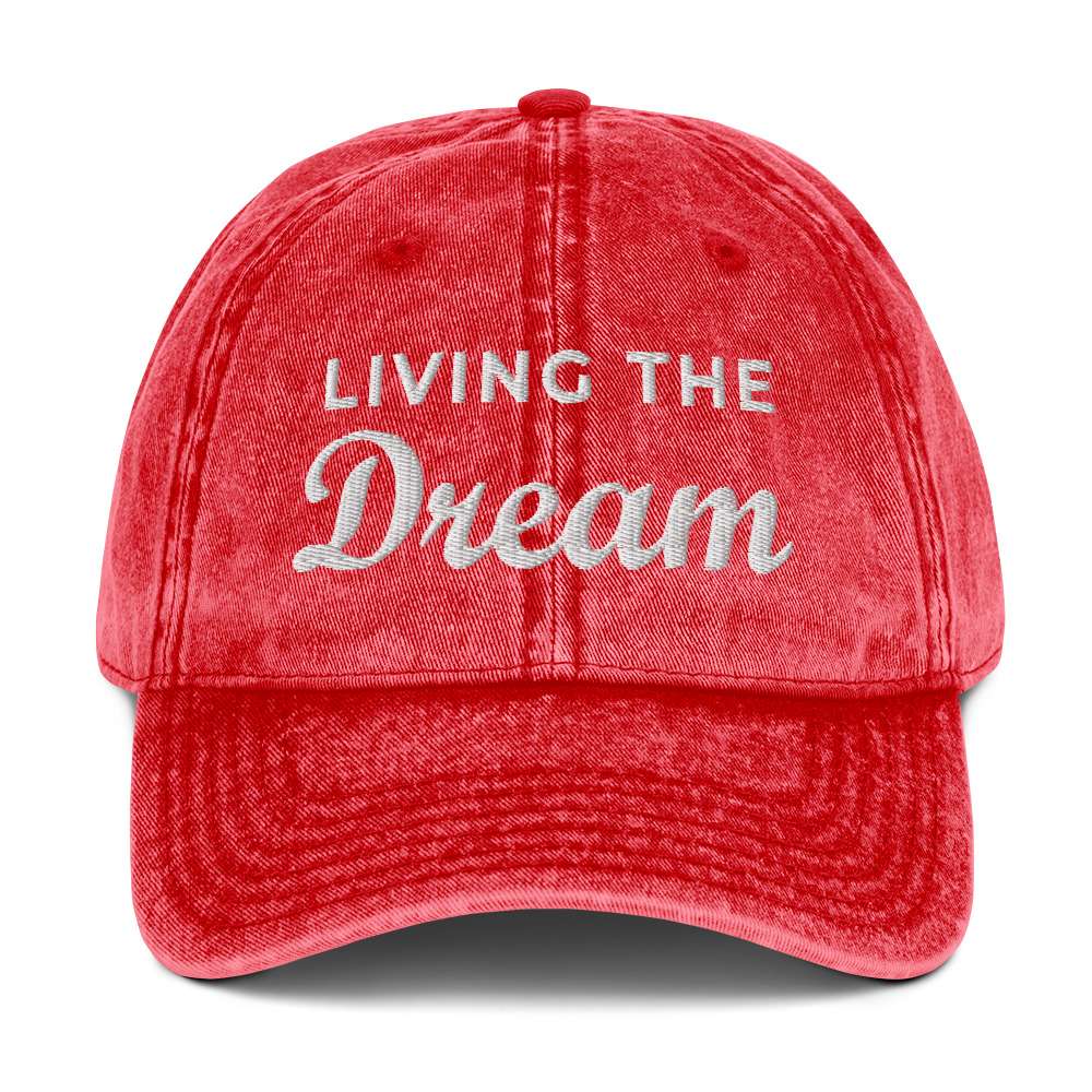 Living the Dream Cotton Cap 7 Living the Dream Cotton Cap - Image 7