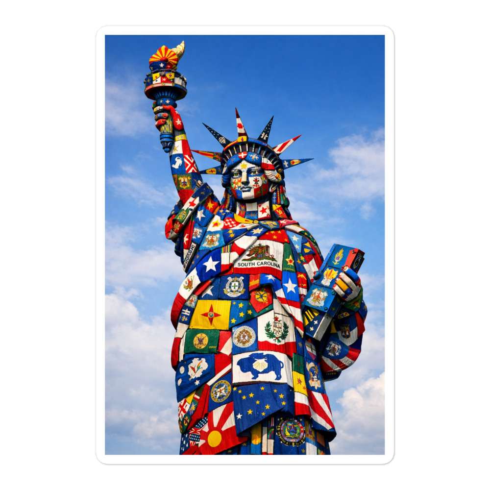 Flags of Liberty Sticker 1 Flags of Liberty Sticker