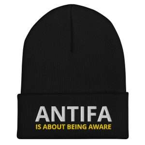 MerchMuse Custom Category Display 8 ANTIFA Dk Beanie