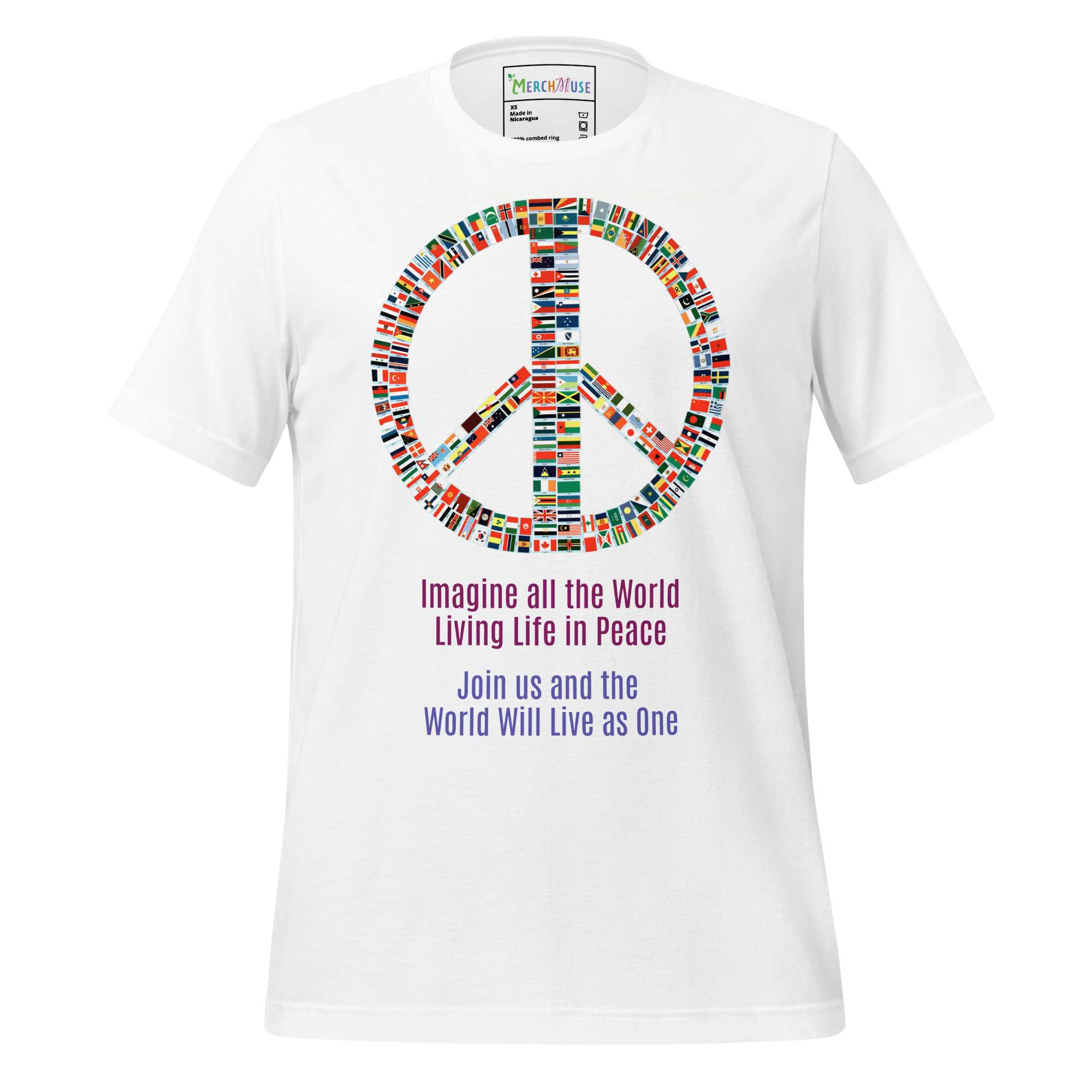 Imagine Peace T-Shirt 1 Imagine Peace T-Shirt