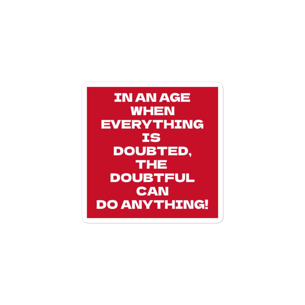 Sticker - Doubtful can do anything 2 Sticker - Doubtful can do anything - Image 2