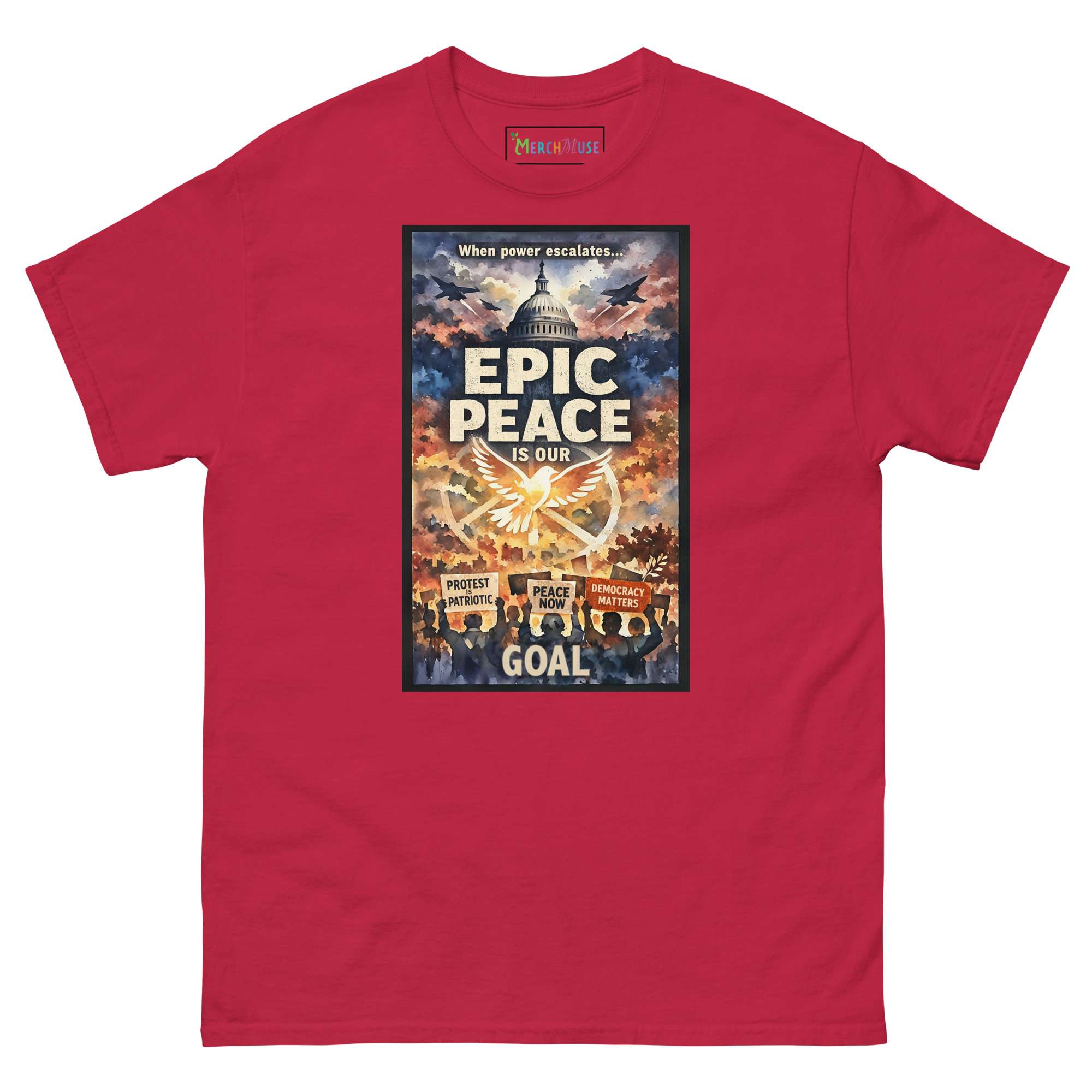 Epic Peace Goal T-Shirt 4 Epic Peace Goal T-Shirt - Image 4