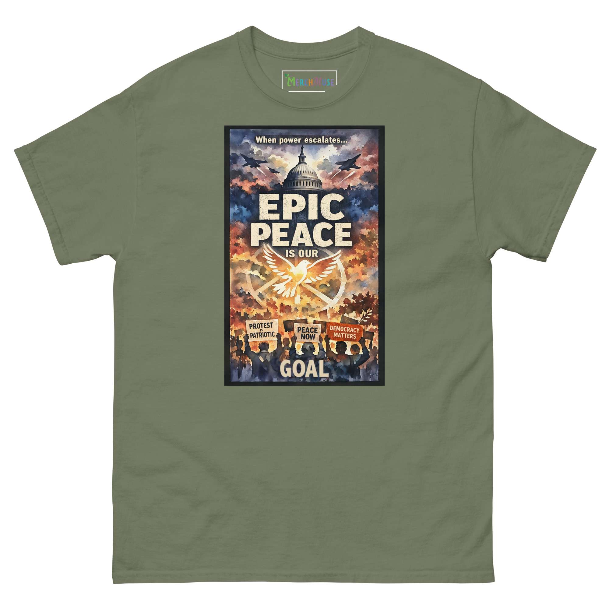 Epic Peace Goal T-Shirt 6 Epic Peace Goal T-Shirt - Image 6