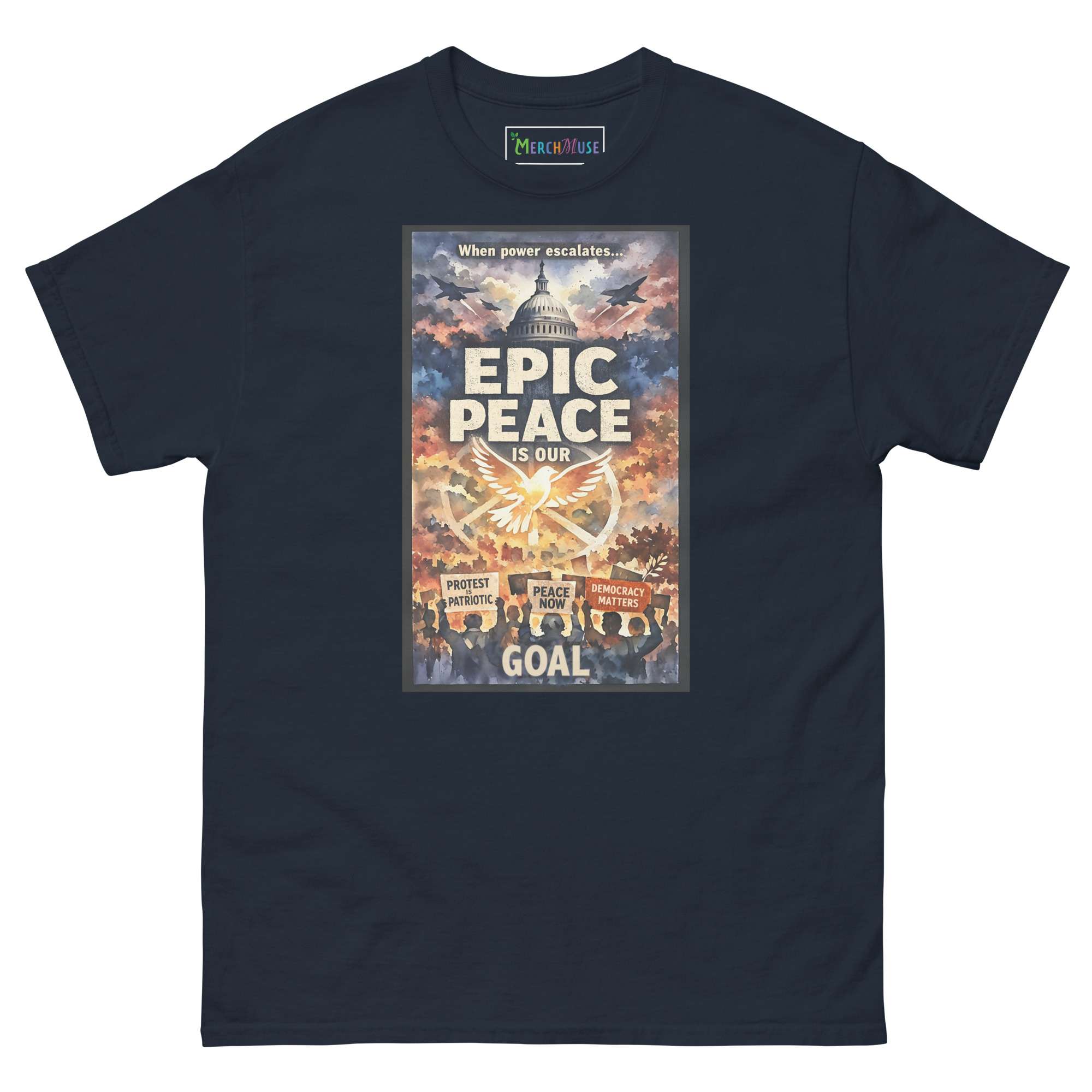 Epic Peace Goal T-Shirt 3 Epic Peace Goal T-Shirt - Image 3