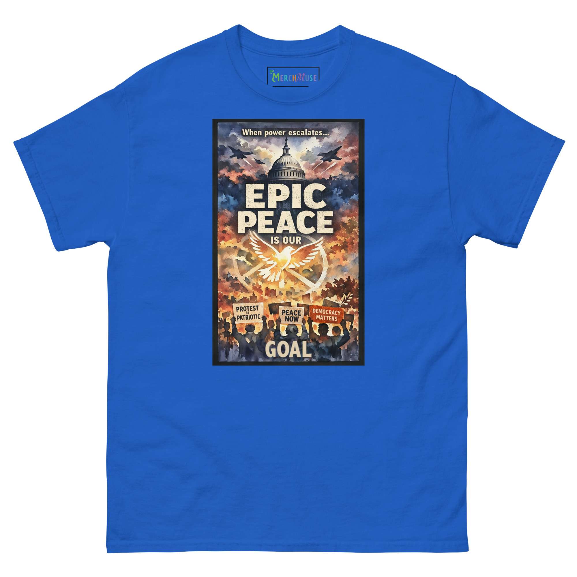 Epic Peace Goal T-Shirt 5 Epic Peace Goal T-Shirt - Image 5