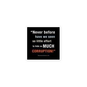Corruption Sticker