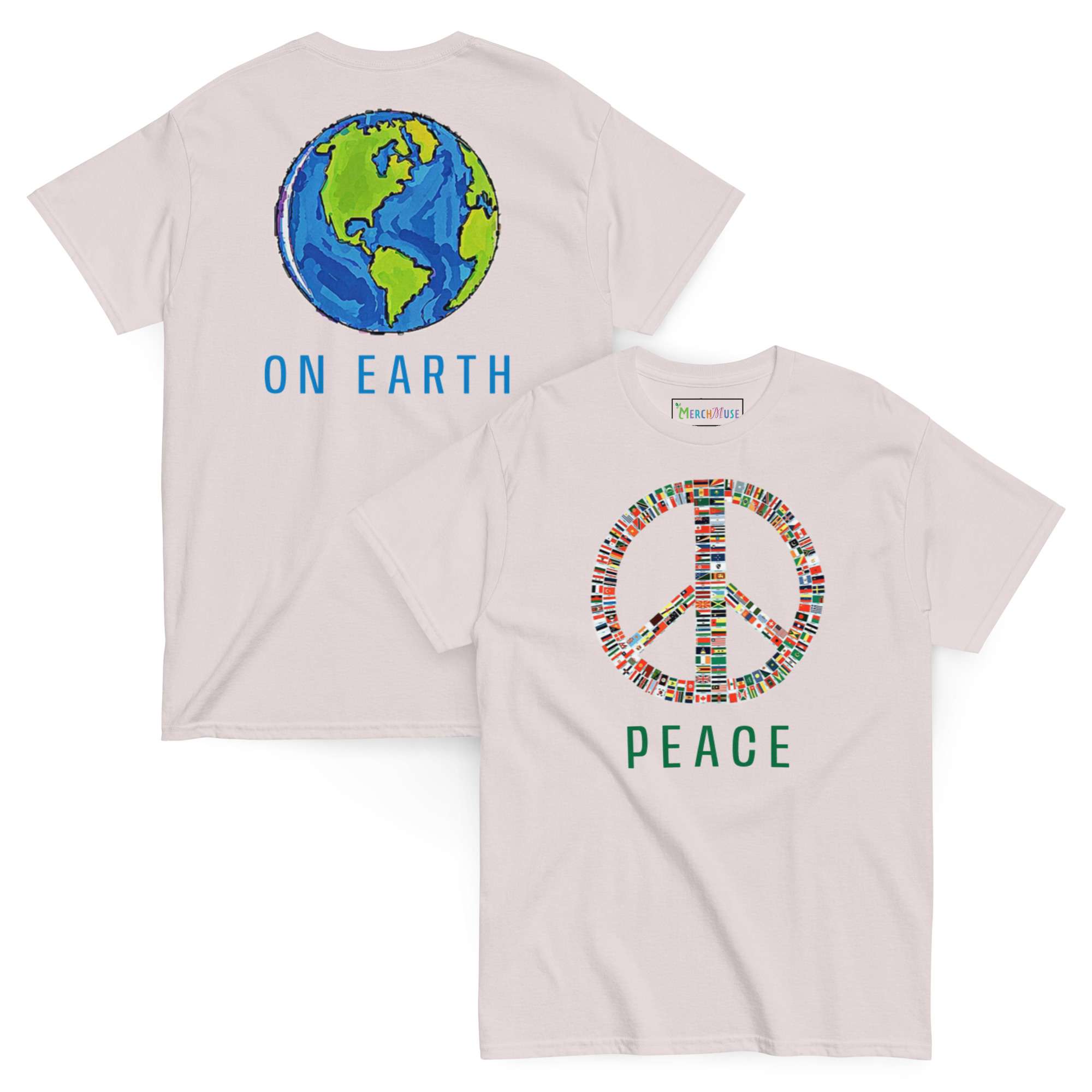 Peace On Earth T-Shirt 4 Peace On Earth T-Shirt - Image 4