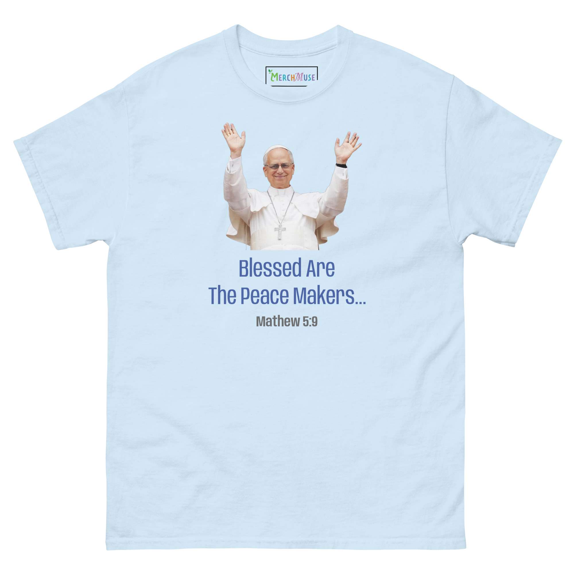 Pope Peace Flag T-Shirt 1 Pope Peace Flag T-Shirt