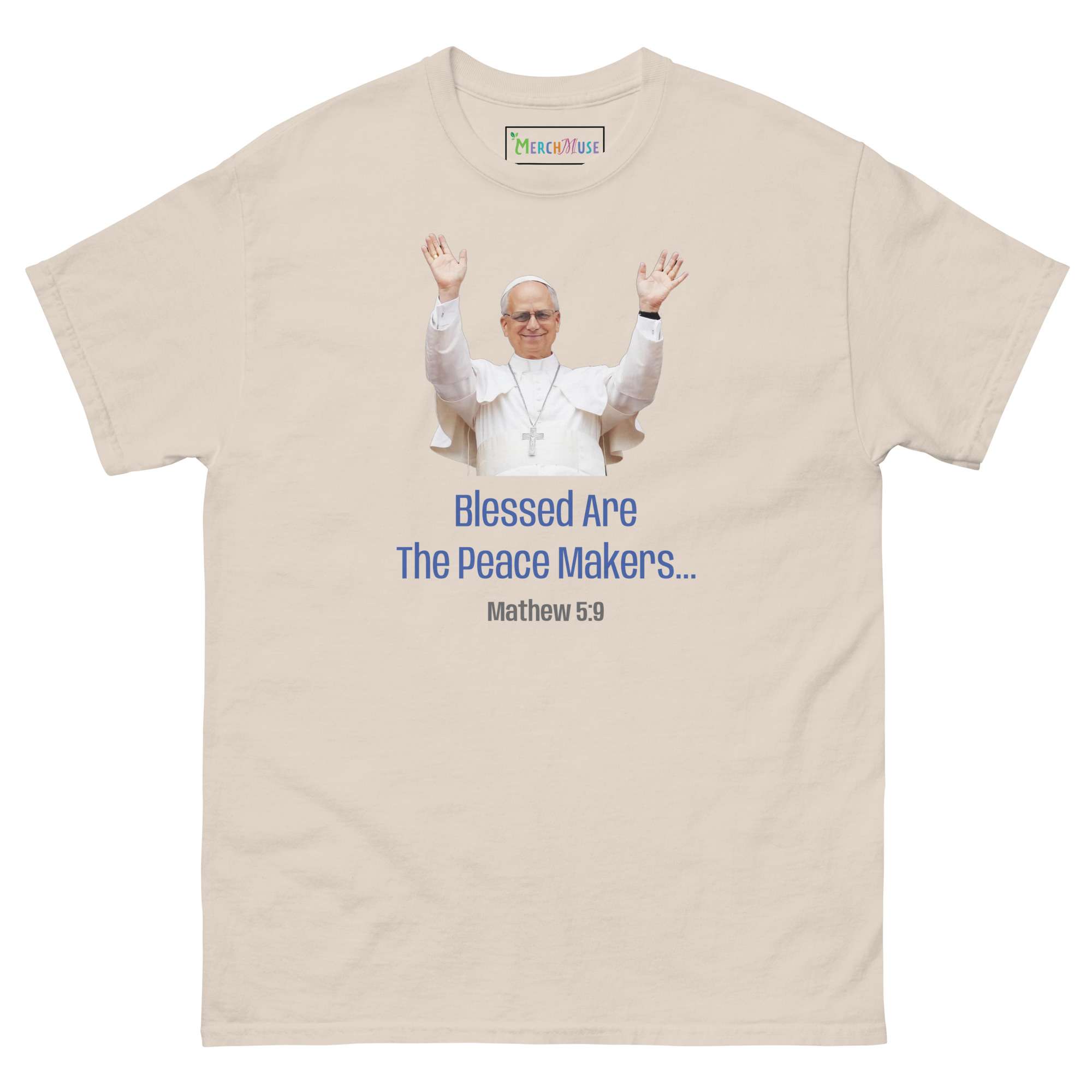 Pope Peace Flag T-Shirt 2 Pope Peace Flag T-Shirt - Image 2